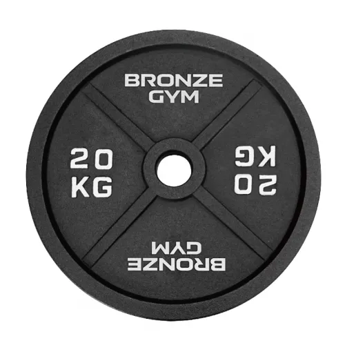 Диск олимпийский BRONZE GYM чугунный 20 кг